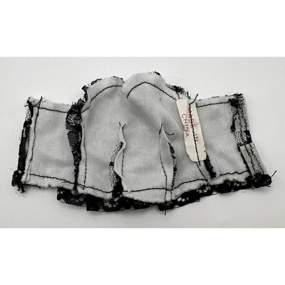 Vintage Barbie Lot of 6 Black/White: Black Lace Lingerie Outfits, Plus More!